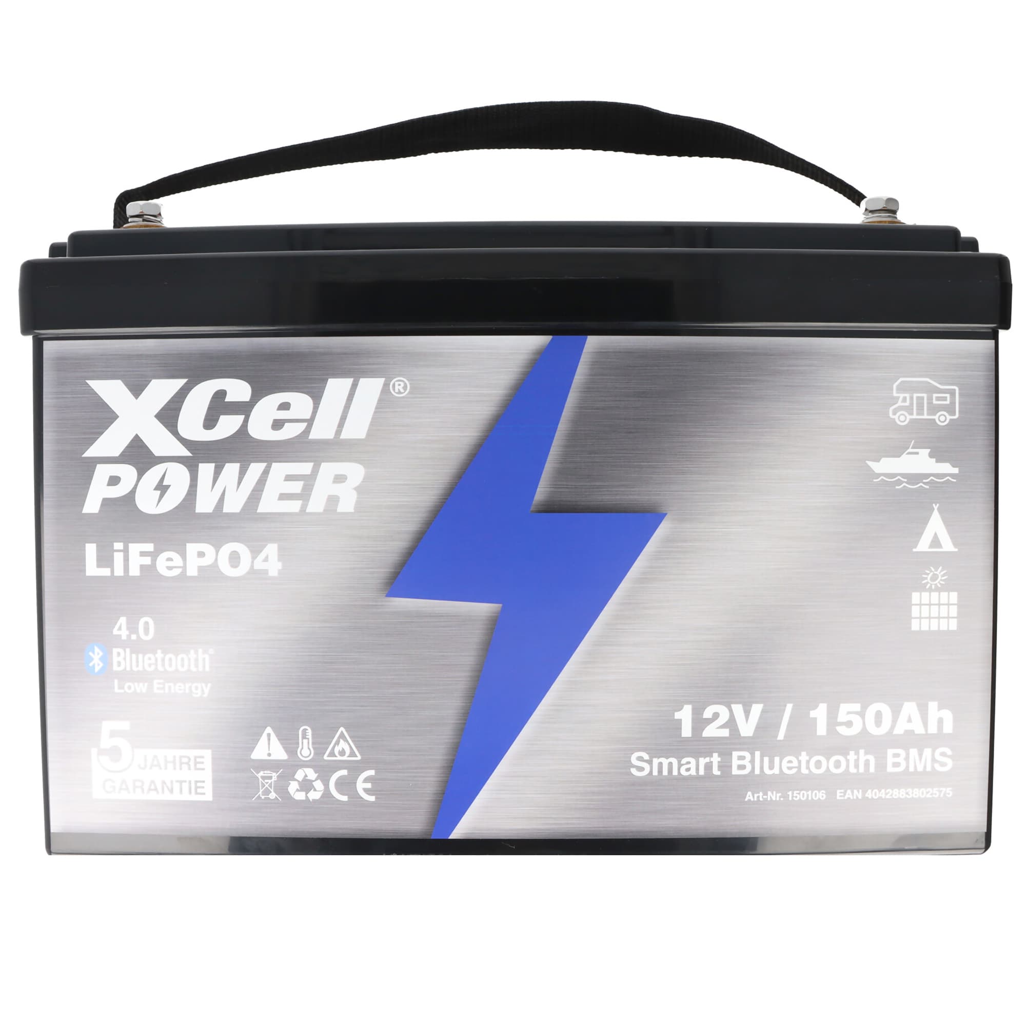 XCell LiFePO4 Smart BMS 12,8 V / 150 Ah Pro Ultimate avec Bluetooth 4.0