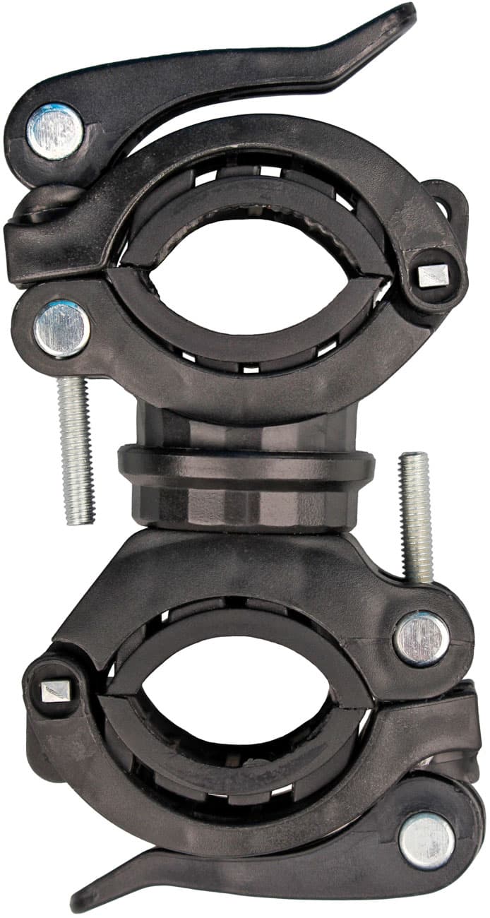 Support universel pour lampes de poche avec diamètre de tige de 18 à 38 mm