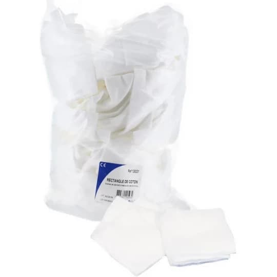 Euromedis Rectangles de Coton 8 x 10 cm x 200