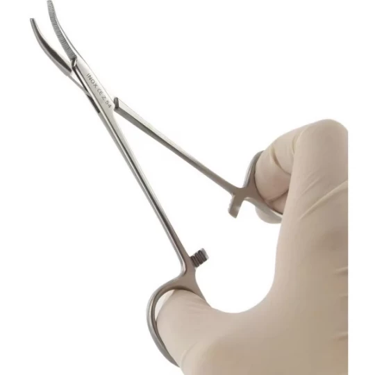 Pince Halstead courbe 13 cm