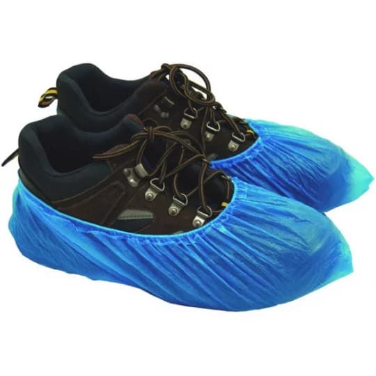 MP Hygiène Couvre-chaussures Polyéthylène Bleu x 100