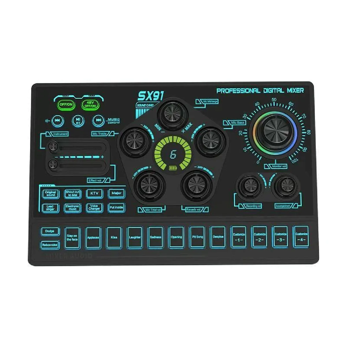 Yonis Table de mixage - Bluetooth
