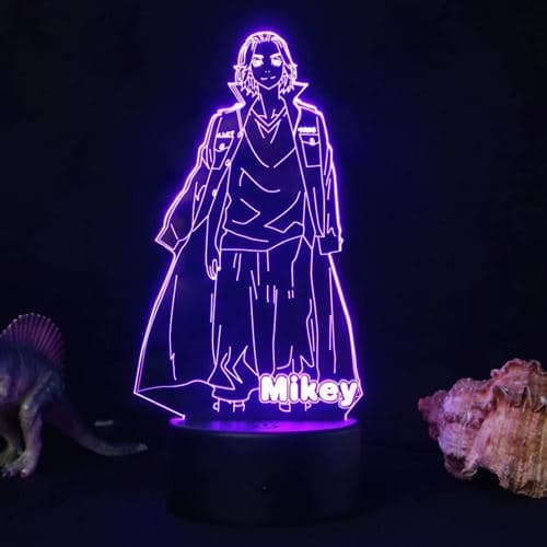 Lampe 3D Tactile Veilleuses Enfant MY3484 Tokyo Revengers 16 Couleurs avec Telecommande